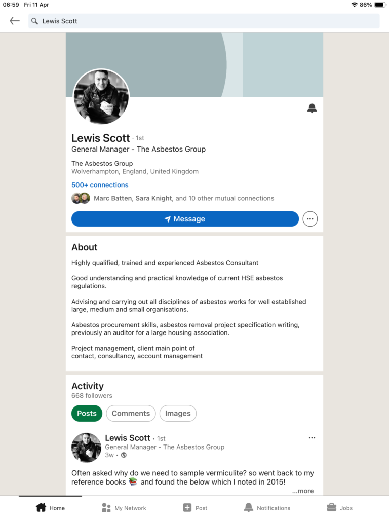 Lewis Project Management Lewis Scott General Manager